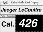 1 Pc Jaeger Lecoultre Jlc Cal. 426 Genuine Original Watch Parts Oem Nos. Fixed Price $24.56.