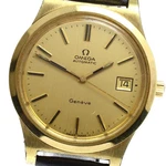 Omega Geneve 166.0168 Date CAL.1012 Gold Dial Automatic Men's Watch 922538. Fixed Price $569.77.