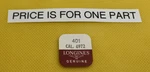 Longines 6972 Part #401 Original. One Winding Stem. Nos (9A5). Fixed Price $15.99.
