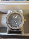 Men's Stainless Steel Khronos Diamond Watch 48MM 8" Wrist. Fixed Price $250.00.