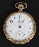 Antique American Waltham Watch Co Gf Porcelain Dial Grade No. 610 Pocket. Fixed Price $95.00.