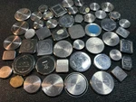 Watchmaker Parts Lot Of (50) Steel Backs,variety Sizes,repairs/crafts. Fixed Price $26.99.