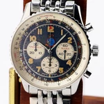 Breitling Navitimer A30022 Blue Dial Patrula Aguila Limited Mens Automatic Ss. Fixed Price $3488.00.