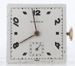 Semca 17J Swiss Wrist Watch Movement, 23.67MM, For Repair (hc). Fixed Price $19.95.