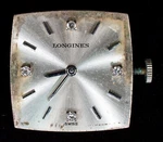 Longines Watch Movement Diamond Dial Lxw 19.4 & Crown. Fixed Price $150.00.