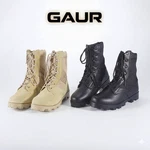 Men's Tactical Jungle Military Leather Canvas Hiking Boots Panama Sole Combat. Fixed Price $26.99.