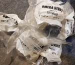 8 New Omega Series 027M032 Cushioned Clamps 1-1/4" N.p.. Fixed Price $24.95.