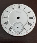 Vintage 18 Size Elgin Pocket Watch Porcelain Roman Dial Double Sunk. Fixed Price $90.00.