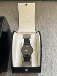 Movado Museum 87-40-882N Ultra Slim 30.5 Mm Black Steel/pvd Quartz Wrist Watch. Fixed Price $250.00.