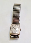Lord Elgin Men Watch Vintage 1950 Curved Case 14K Gold Filled -- Running. Fixed Price $150.00.