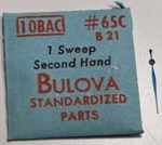 Nos Genuine Bulova 10BAC 21 - Watch Sweep Second Hand #65C Blue. Fixed Price $15.99.