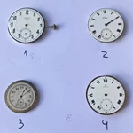 Lot Of 4 Omega Waltham Vulcain Ariston Pocket Watch Movements For Repair Parts. Fixed Price $149.00.