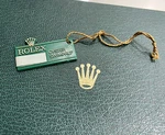Vintage Genuine Rolex Oyster Swimpruf Watch Hang 70S-80S Big Crown Green. Fixed Price $55.00.