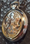 1907 Antique 18S Waltham Vanguard 23 Ruby Jewel Display Back Pocket Watch. Fixed Price $1000.00.