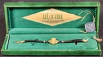 Vintage Beautiful Lecoultre Woman's Wind-up Wrist Watch 1930S-1940S Art Deco Era. Fixed Price $995.00.