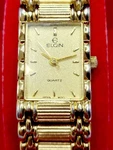 N. Mint 16MM Elgin Tank Gold-tone Women's Quartz Dress Watch Japan Movement. Fixed Price $99.99.