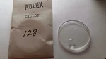 Rolex 25 128 Crystal, New - Genuine Calendar At 3. Fixed Price $285.00.