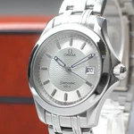 Mint Omega Seamaster 120M CAL.1538 2511.31 Silver Date Quartz Mens Watch Japan. Fixed Price $1099.99.