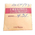 Longines 431 Upper & Lower Winding Whl Bushing Watch Part #1674/1675. Fixed Price $19.95.