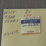 Nos Wittnauer 7SDA, 7SDA-1 Barrrel + Cover Watch Part New Old Stock (C17D29). Fixed Price $13.49.
