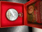 Hebdomas 8 Day Pocket Watch 0.925 Silver Case. Fixed Price $550.00.