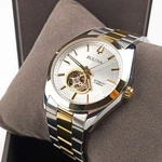 Men's Bulova Surveyor 98A284 Silver-gold Dial Two-tone Stainless Automatic Watch. Fixed Price $194.90.