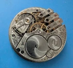 Vintage 16 Size Elgin Grade 247 Hunting Pocket Watch Movement Not Running. Fixed Price $60.00.
