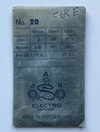 Vintage Bulova Watch Mainspring 13AL J Electro Deposee No. 20 Swiss. Fixed Price $17.95.