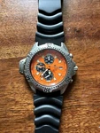Rare Citizen Promaster 3745-E70031 Chronograph Diver Watch Orange Dial. Fixed Price $430.65.