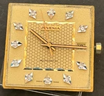 Vintage Juvenia 13211 Automatic Men's Watch Movement Diamond Dial Running 2824. Fixed Price $99.95.
