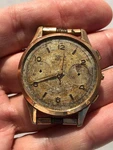 Jumbo Chronograph Movement Valjoux 22 Not Working For Parts Repair Watch Vintage. Fixed Price $525.82.