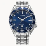 Citizen Eco-drive Men's Carson Silver Stainless Steel Watch 42MM AW1770-53L. Fixed Price $139.99.