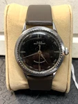 Vintage 1950S Elgin Self Winding Shockmaster Fancy Bezel Black Dial Mens Watch. Fixed Price $150.00.