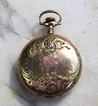 Vintage Elgin Multi-color Gold Filled Pocket Watch 17 Jewels. Fixed Price $719.10.