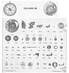 Zodiac Cal 86 Part Chose From The List Used - Movement. Fixed Price $65.00.