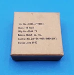 1953 Bulova Watch Co. Pack Of 18 Jewels 10AK 72 New Old Stock. Fixed Price $32.00.