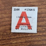 Accutron By Bulova 214H #176H-S Setting Stem Nos One Only. Fixed Price $19.00.