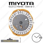 Genuine Miyota GL15 Movement Japan 2 Hands, Date 3. Fixed Price $18.95.