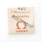 Nos Omega 420-1208 Genuine Mainspring Part New Old Stock Watchmakers. Fixed Price $26.99.