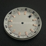 36.5MM White & Rose Gold Watch Dial For Seiko NH35A Movement. Fixed Price $26.64.