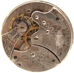 1896 Waltham Pocket Watch Movement 8002870 Grade: Y 6S 7J (gc). Fixed Price $19.95.