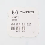 Genuine Eta 956.121 Day Jumper Spring Watch Part #2573 Nos 63.032 (G5D13). Fixed Price $17.99.