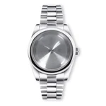 36MM/39MM Silver Watch Case Sapphire Glass Fit NH35 NH36 ETA2824 2836 Mingzhu Dg. Fixed Price $65.80.