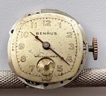 Vintage Benrus Watch Movement 15 Jewels Model Ay 12 Swiss Made Parts Repair. Fixed Price $22.49.