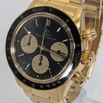 Wmt Montana Gold Plated Black Dial Watch Chronograph Seiko NE88 Drive Slowly. Fixed Price $3000.00.