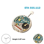 Eta 555.112 Certina-swiss Movement -HEIGHT:3.87MM-WHITE Date Disk 3-3 Hands.. Fixed Price $60.50.
