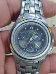 Citizen Watch Skyhawk Blue Angels C651-T000959 Eco-drive World Time Not Tested. Fixed Price $177.00.