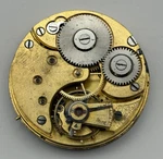 Omega Pocket Watch Movement Open Face Antique Swiss Parts Repair Spares 37.8MM. Fixed Price $66.62.