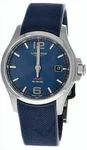 Longines Men's Conquest 43MM Quartz Blue Rubber Watch L3.726.4.96.9. Fixed Price $639.00.