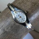 Vtg Waltham Women W007-2035-098 Dress Twon Tone Oval Quartz 18MM Watch 6 1/2". Fixed Price $29.95.